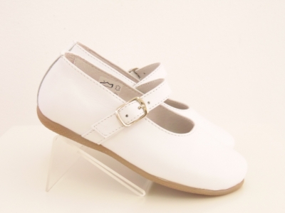 Pantofi copii fete Lui.Gi, cod 6P229, seria PAMY, alb, piele naturala