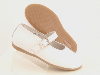 Pantofi copii fete Lui.Gi, cod 6P229, seria PAMY, alb, piele naturala