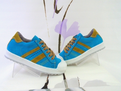 Pantofi sport copii Lui.Gi, cod 3A484, seria ANDOS, turcoaz, piele naturala
