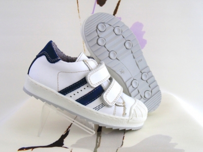Pantofi sport copii Lui.Gi, cod 3A490, seria ANDOS SKY, alb, piele naturala