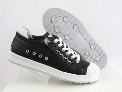 Pantofi sport copii Lui.Gi, cod 3A513, seria ZIPPY, negru, piele naturala