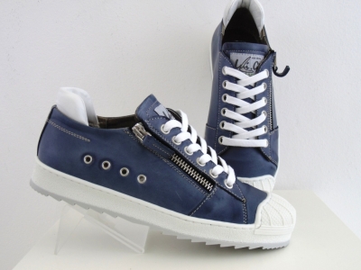 Pantofi sport copii Lui.Gi, cod 3A517, seria ZIPPY, albastru, piele naturala