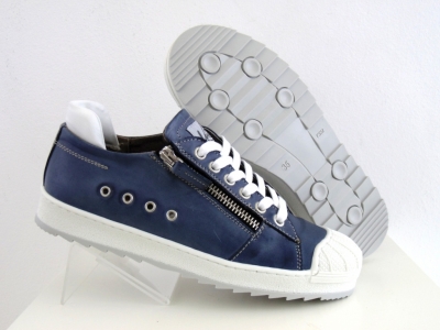 Pantofi sport copii Lui.Gi, cod 3A517, seria ZIPPY, albastru, piele naturala