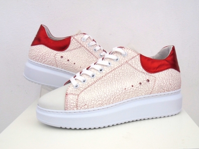 Pantofi sport femei Lui.Gi, cod 2A335, seria CITY, alb, piele naturala