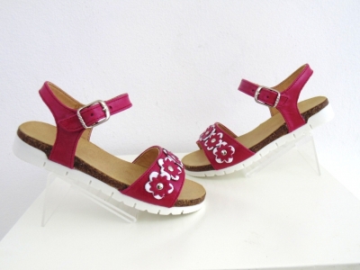 Sandale copii fete Lui.Gi, cod 6S142, seria ELSA, purpuriu, piele naturala